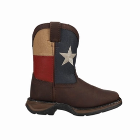 Composite Toe Safety Boots Texas Flag Wellington Square Toe Boot (Little Kid-Big Kid)