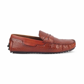 Yuketen Loafers The Argon Tan Men's Leather Driving Loafers Tresmode
