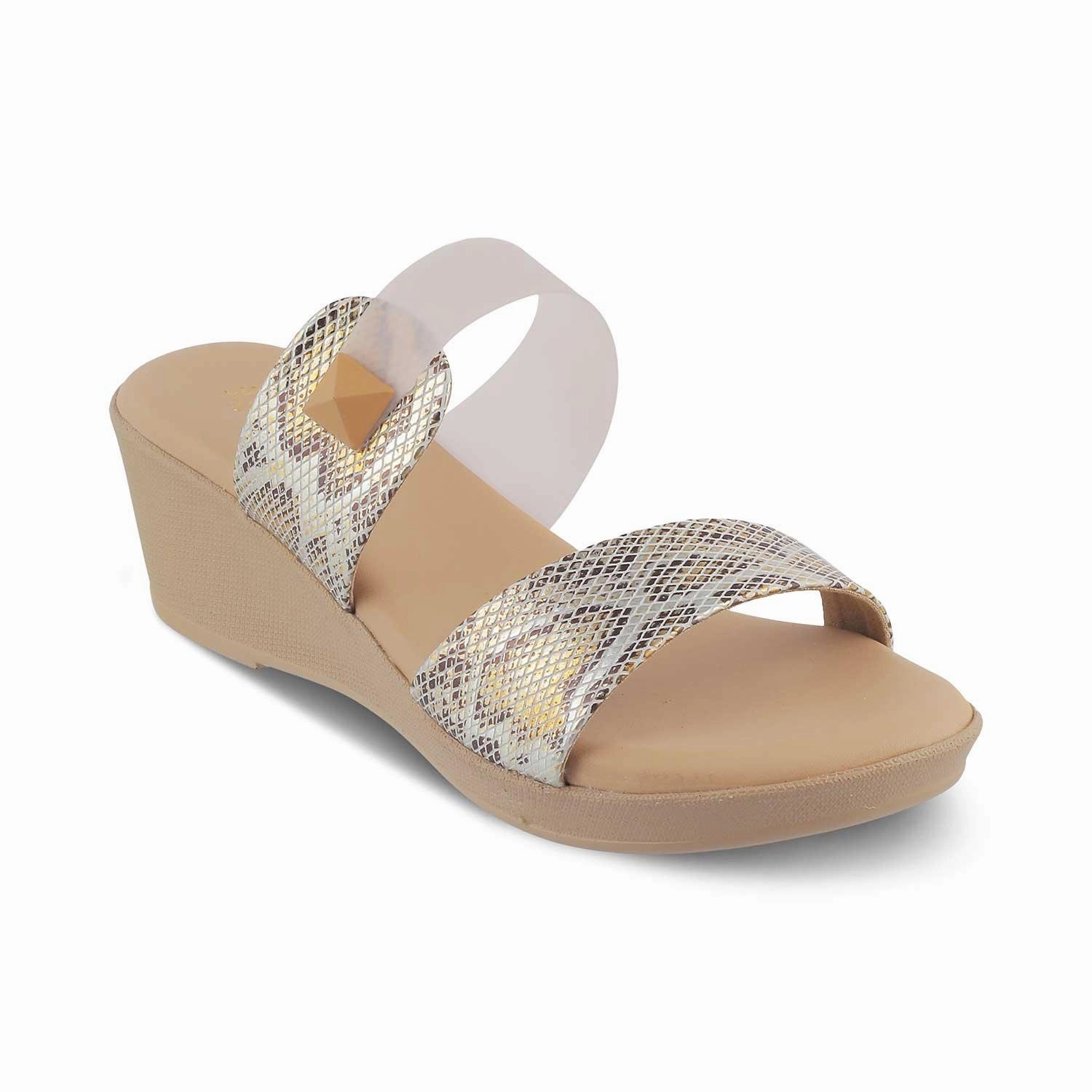 Sandals For Yoga The Chios Beige Women's Casual Wedge Sandals Tresmode