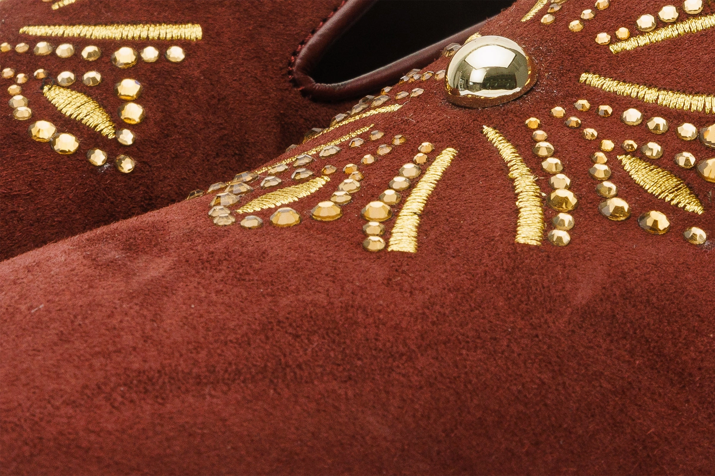 The Lazio Shoe Burgundy Suede Slip-on  Loafer Men Shoe Penny Loafers Designer