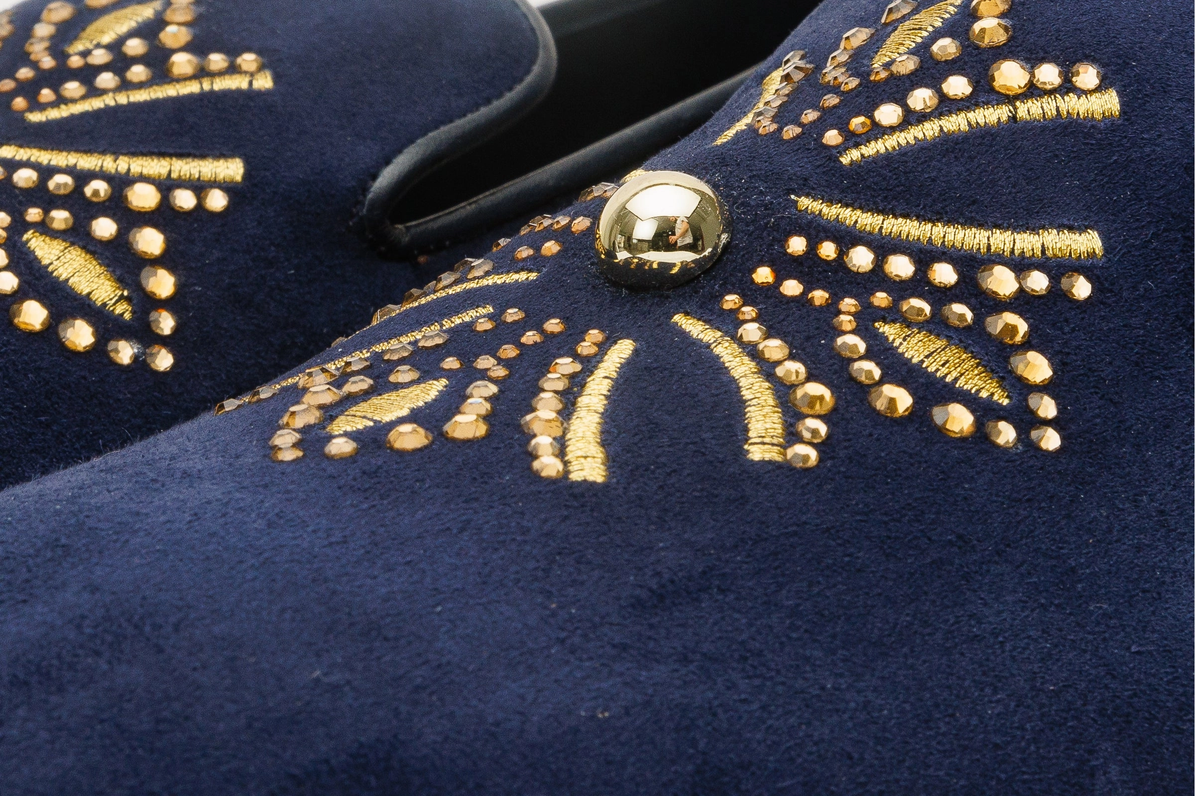 The Lazio Shoe Navy Blue Suede Slip-on Loafer Men Shoe Liberty Loafers By Bandolino