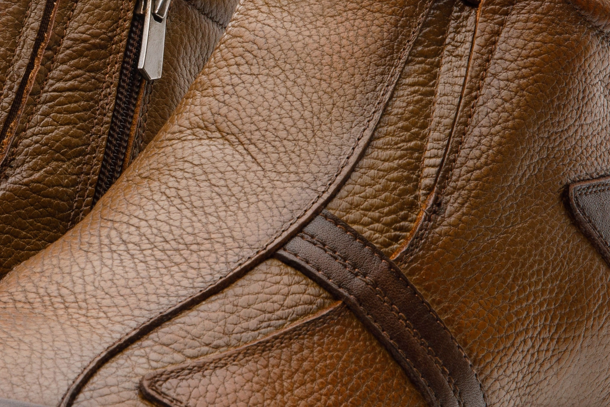 The Montreal Brown Leather Casual Zip-Up Ankle Men Boot Maxi Dress With Ankle Boots