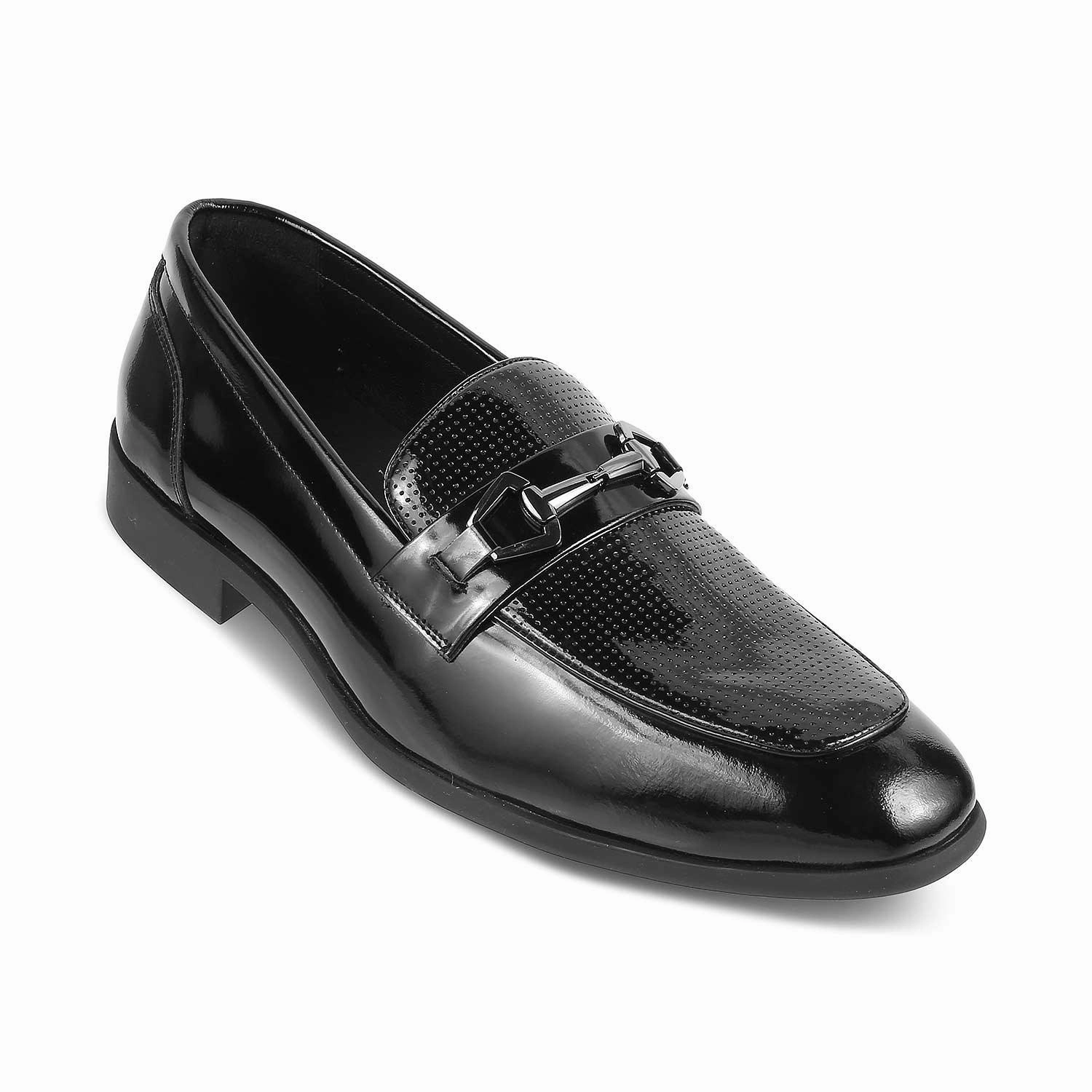 Moccasins Loafers The Obama Black Men's Leather Loafers Tresmode