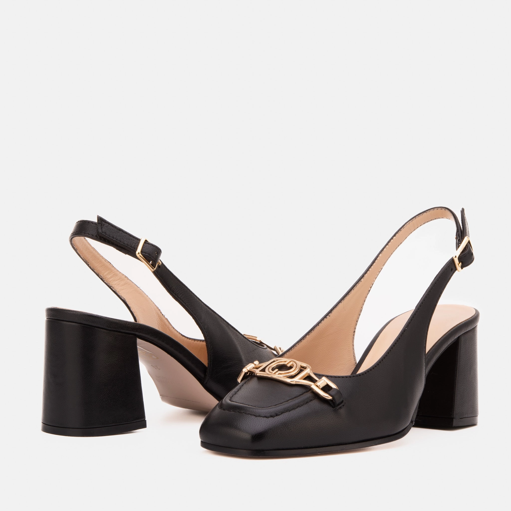 Under Armour Sandals The Potomac Black Slingback Leather Women Sandal