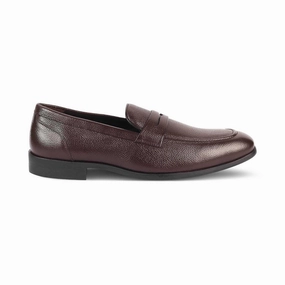 Yellow Loafers The Quebec Brown Men's Leather Loafers Tresmode