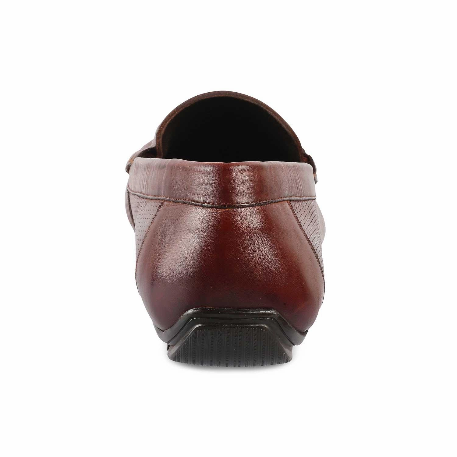 The Rottervam Brown Mens Driving Leather Loafer Indigo Rd Loafers