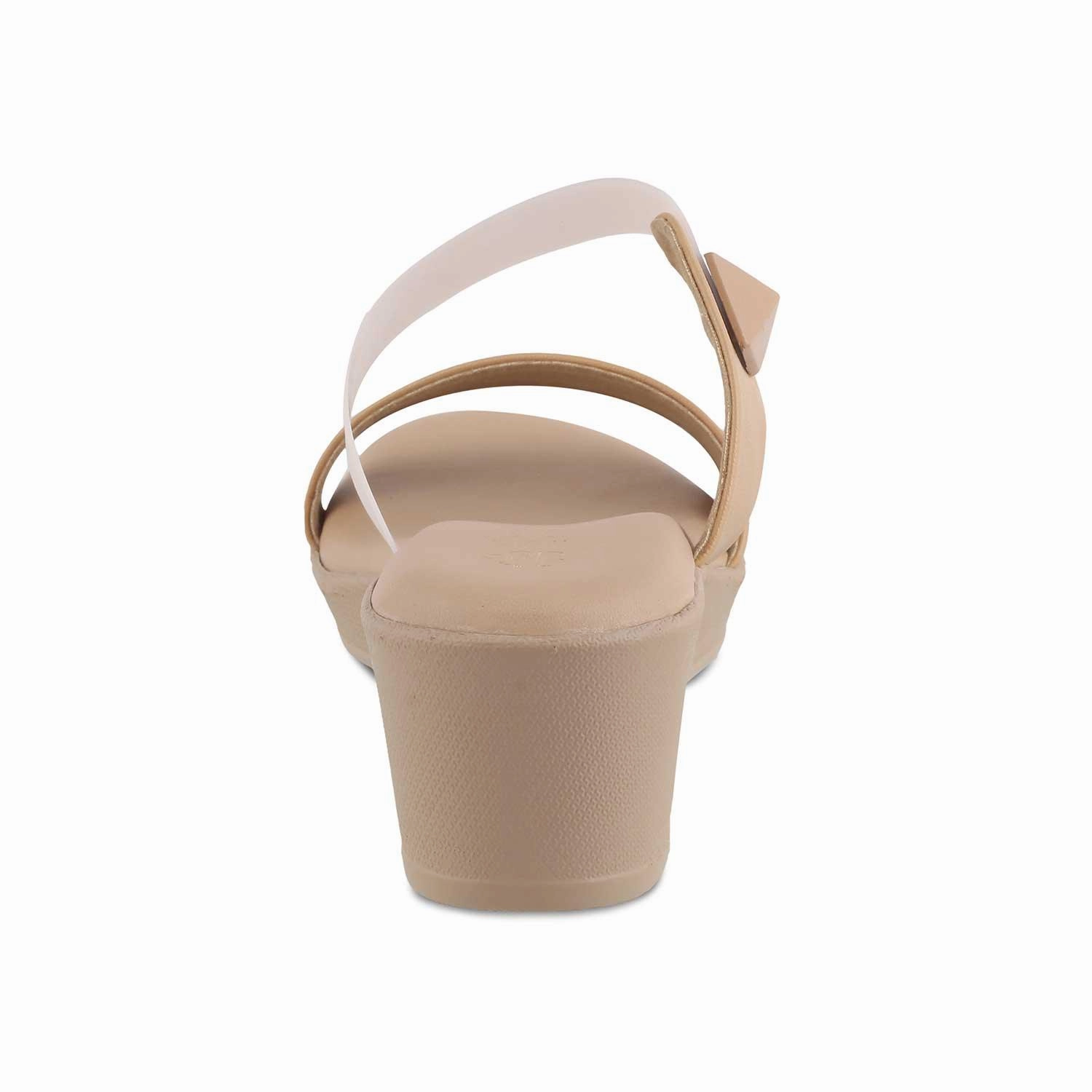 Acupuncture Sandals The Vios Camel Women's Dress Wedge Sandals Tresmode