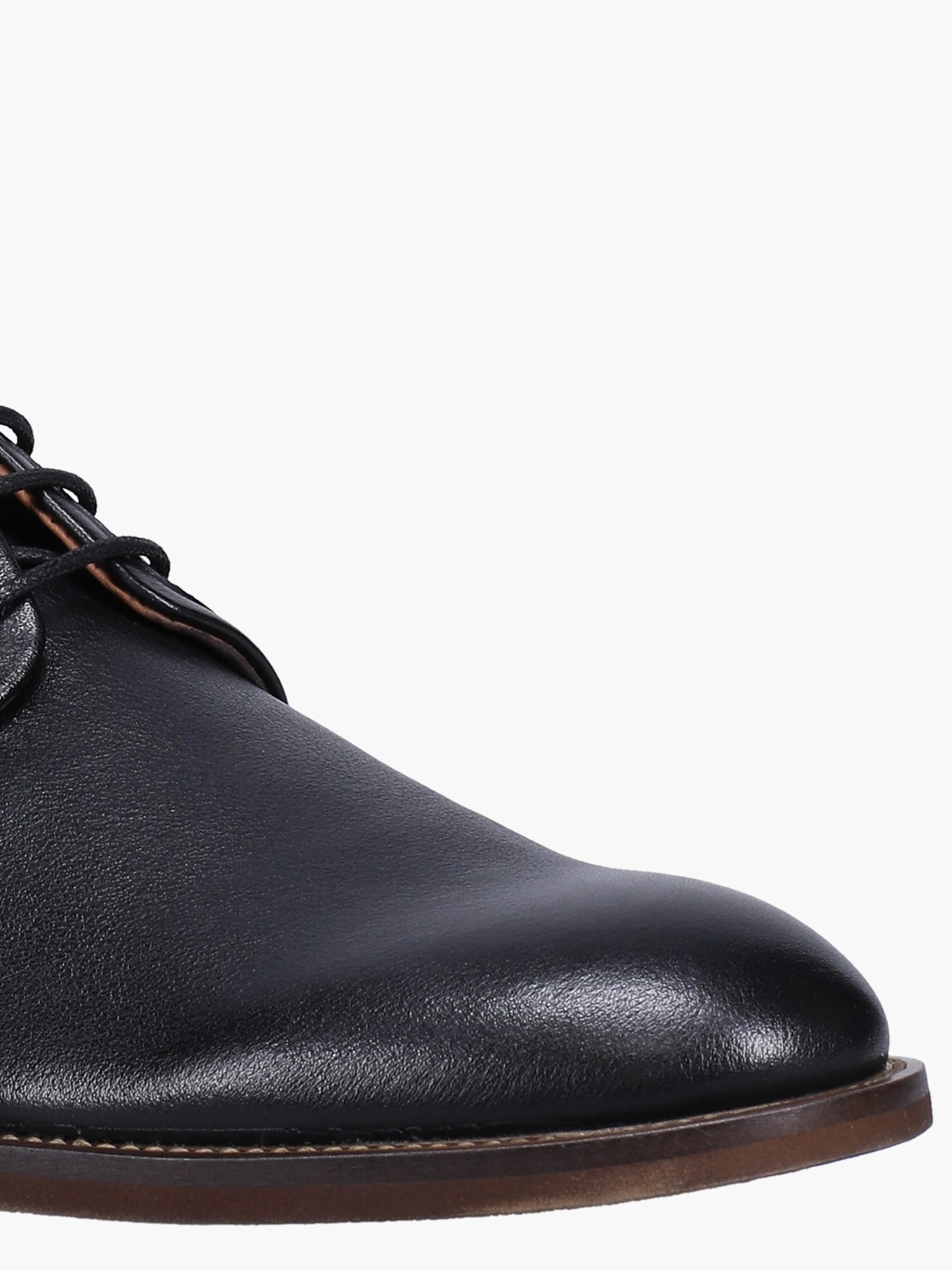 Thomas Jp130012 Black Tumb Leather Oxfords Wide Width