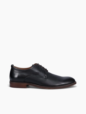 Thomas Jp130012 Black Tumb Leather Damian Dress Oxfords