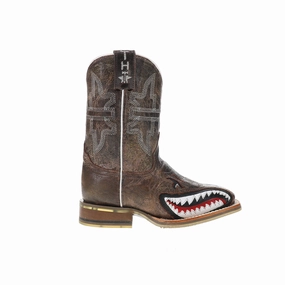 Quarry Boots Sharky Square Toe Cowboy Boots (Toddler-Big Kid)