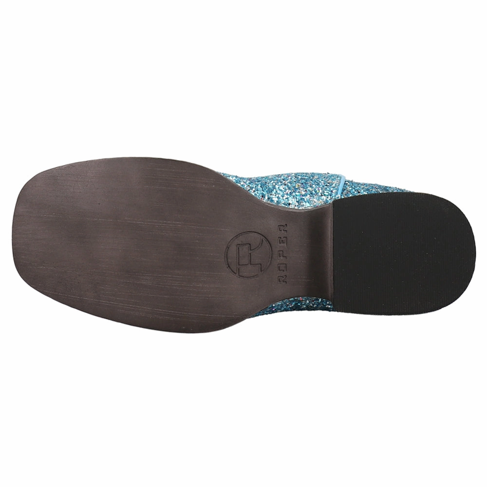 Glitter Galore Square Toe Cowboy Boots (Big Kid) Durangos Boots