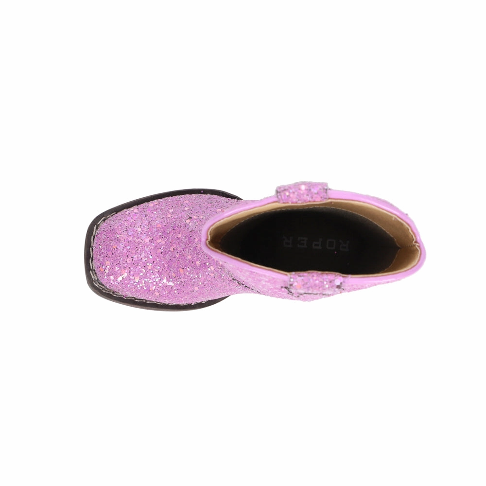 Steel Toe Work Boots Glitter Galore Square Toe Cowboy Boots (Little Kid-Big Kid)