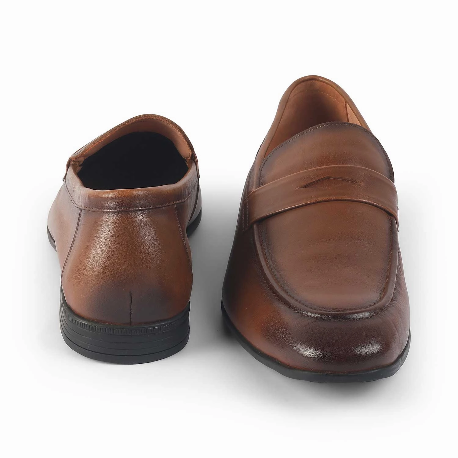 Skolyx Loafers Tresmode Hawk Tan Men's Leather Penny Loafers