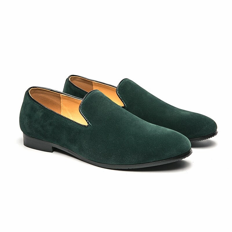 Best Loafers To Wear With Jeans West Louis Designer Slip-On Suede Lightweight Loafers