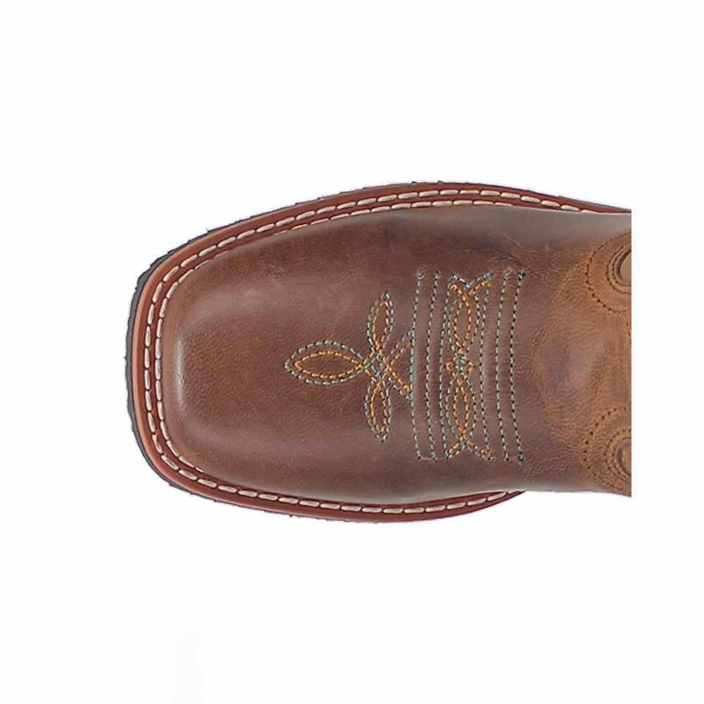 Louboutin Boots Starr Tooled Inlay Leopard Square Toe Cowboy Boots (Little Kid-Big Kid)