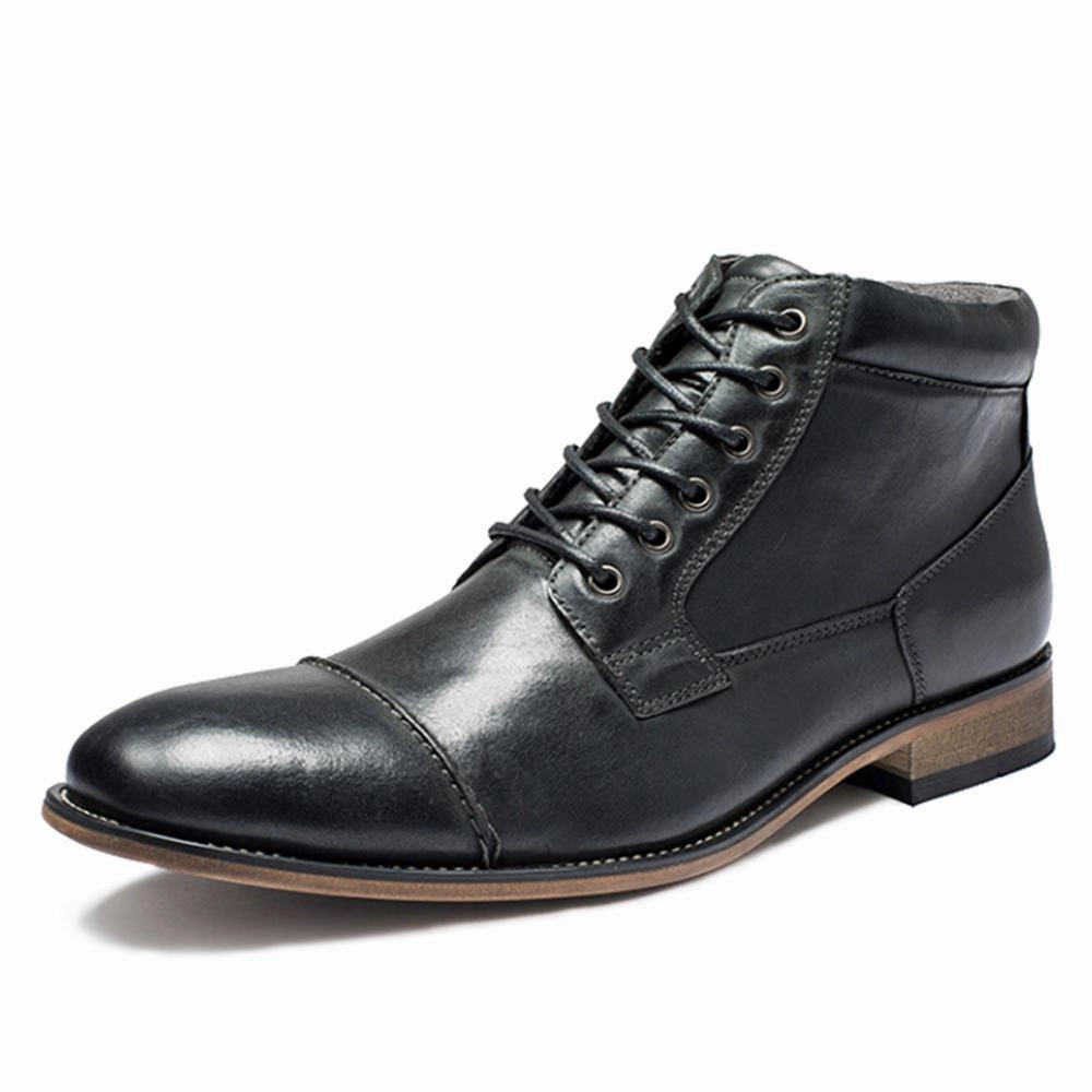 Expensive Ankle Boots West Louis Vintage Fashion Brand Leather Boots