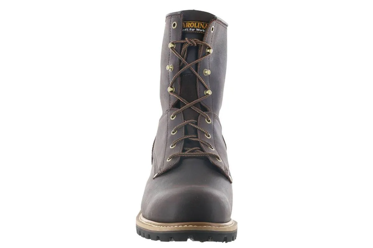 Carolina 8 Inch Soft Toe Logger Square Toe Composite Toe Work Boots