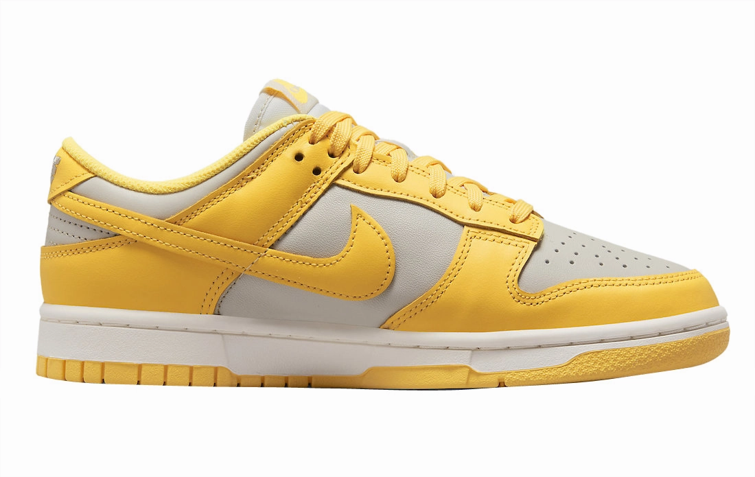 Nike Women's Dunk Low Shoes - Light Bone / Citron Pulse / Sail Nike Falcon Shoes