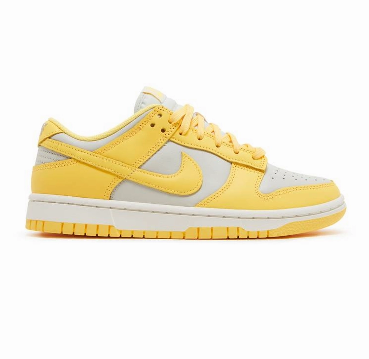 Nike Women's Dunk Low Shoes - Light Bone / Citron Pulse / Sail First Nike Air Shoe