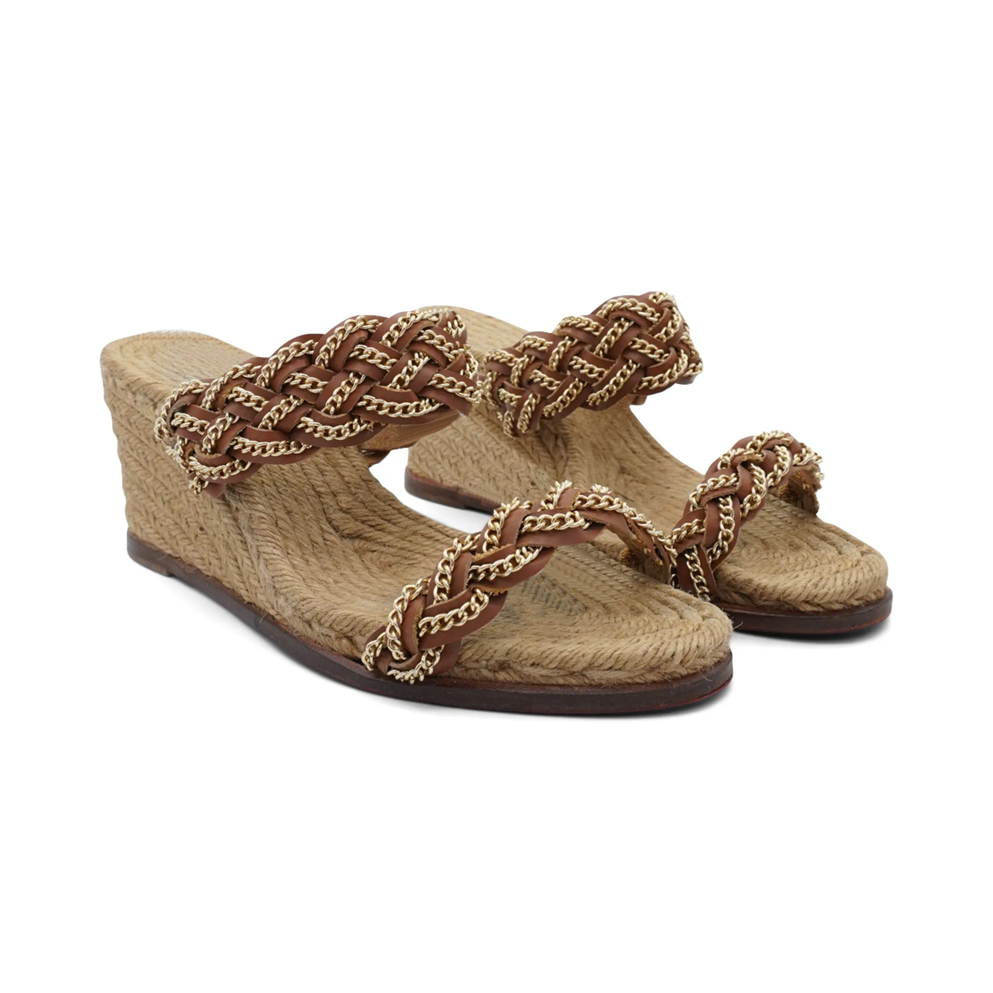 Chic Espadrilles Christian Louboutin Espadrilles Wedges - Women's 39