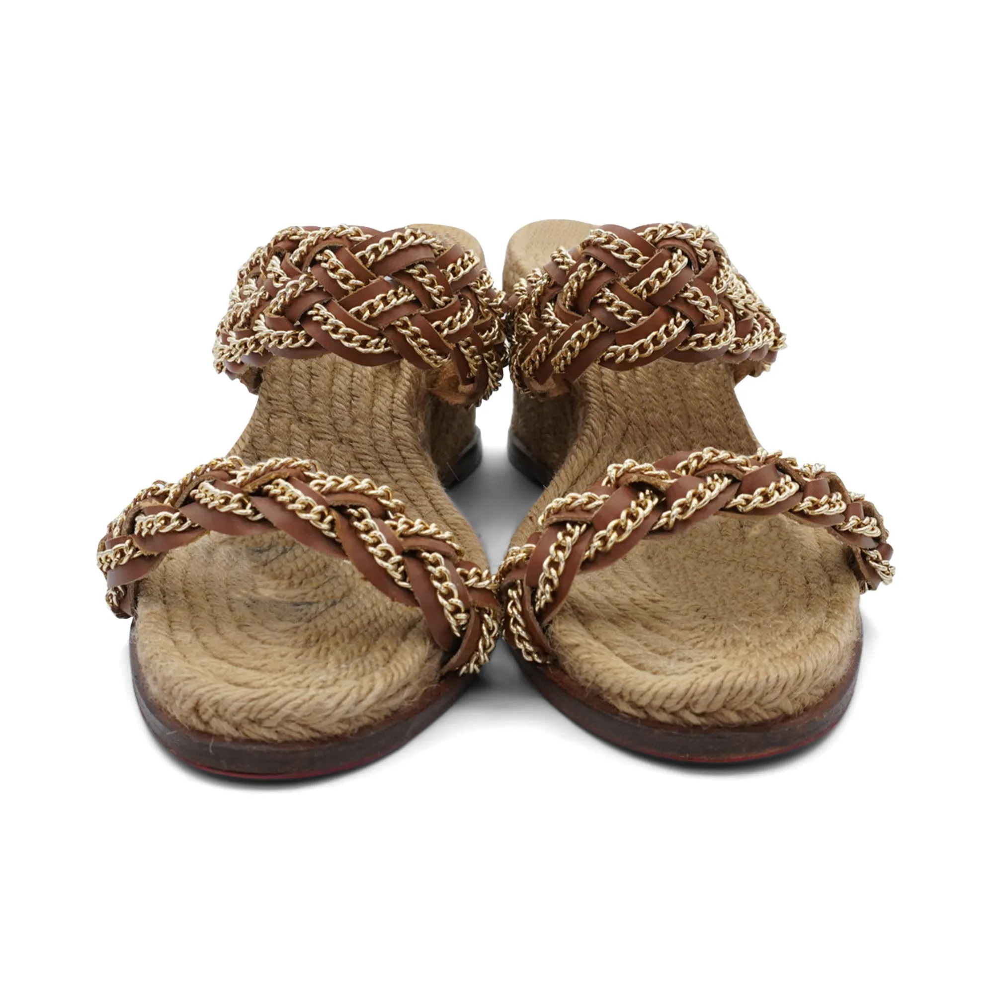 Christian Louboutin Espadrilles Wedges - Women's 39 Russell And Bromley Espadrille Wedges