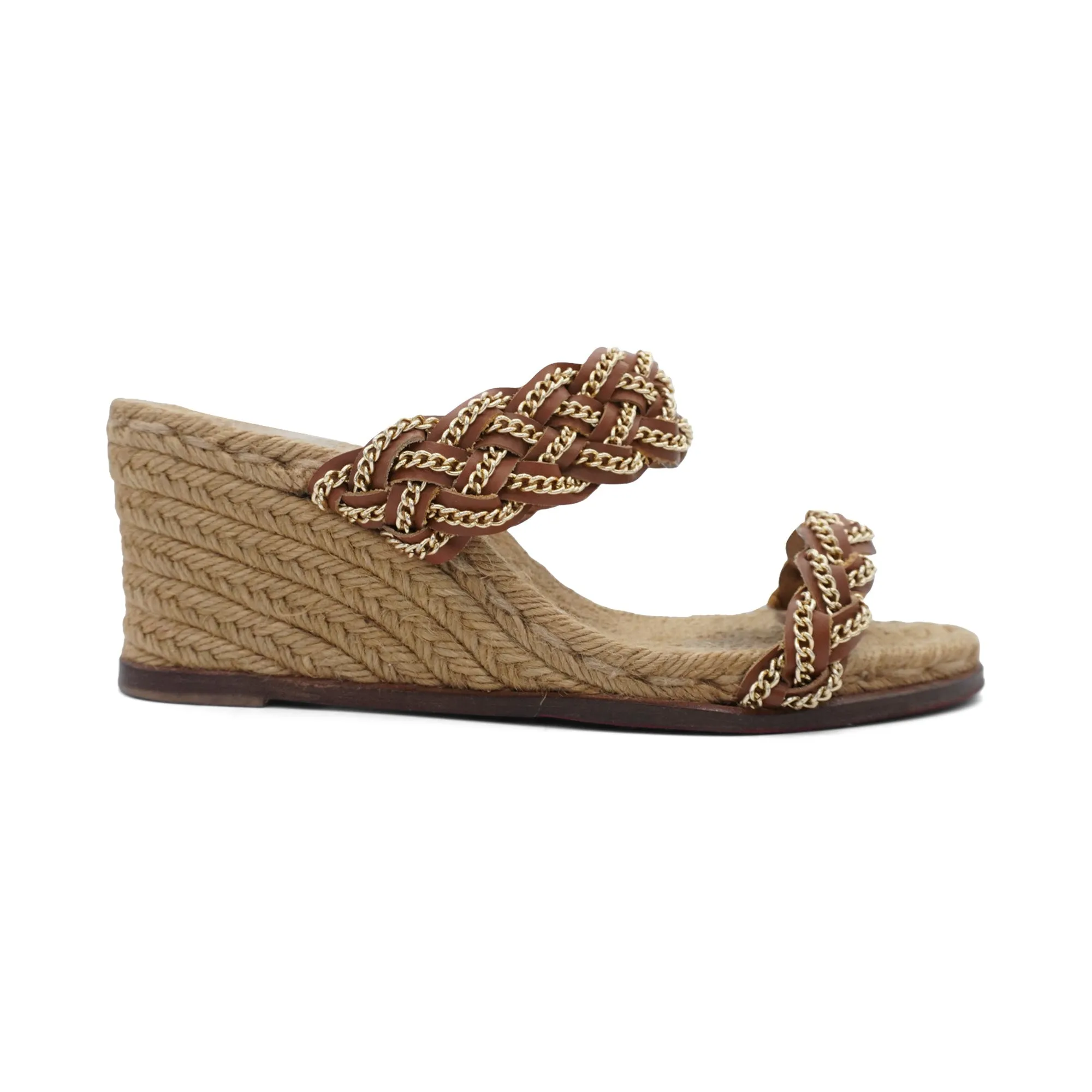 Espadrille Tunisie Christian Louboutin Espadrilles Wedges - Women's 39