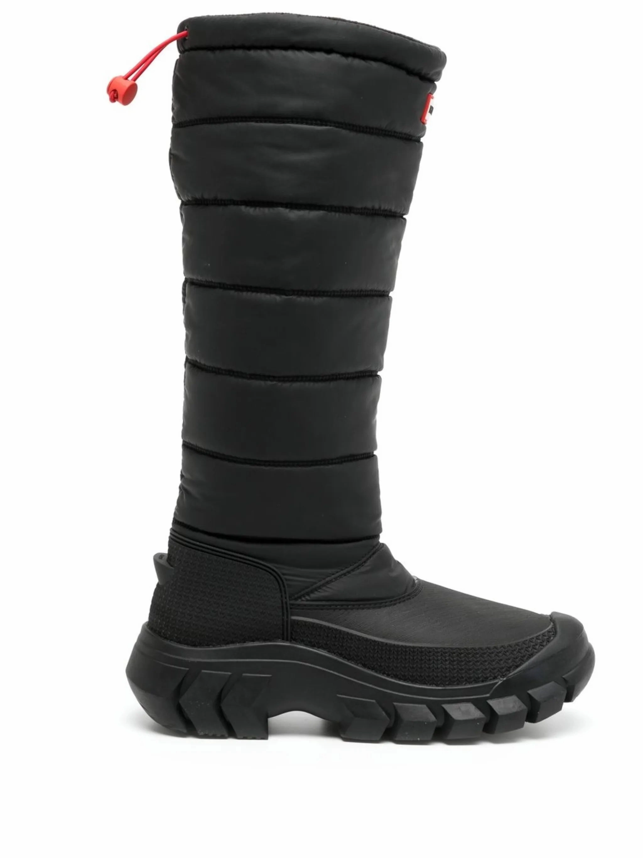 Black Intrepid Quilted Boots Tobii Ankle Boots