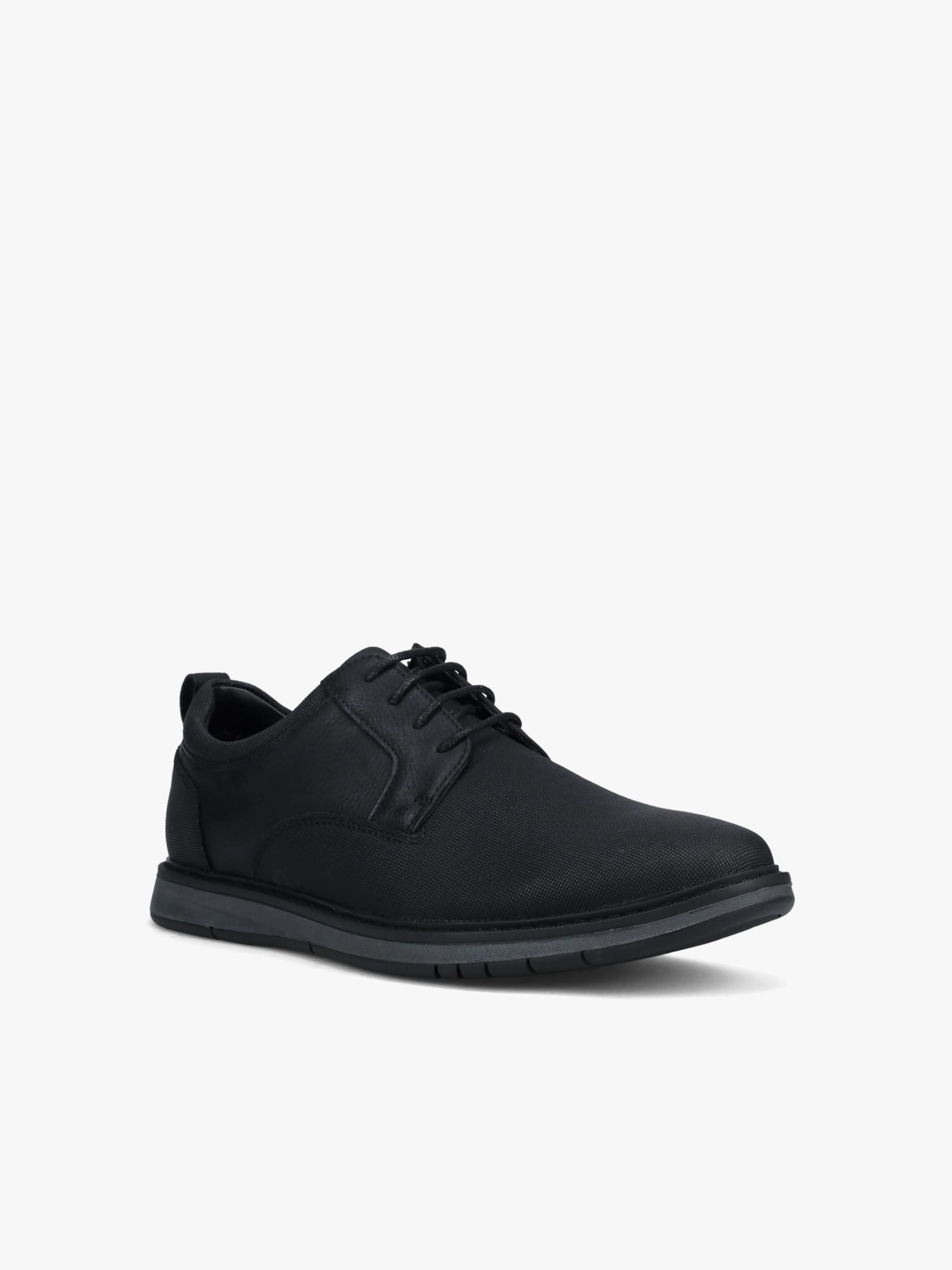 Tadd Black Embossed Nbk Military Oxfords