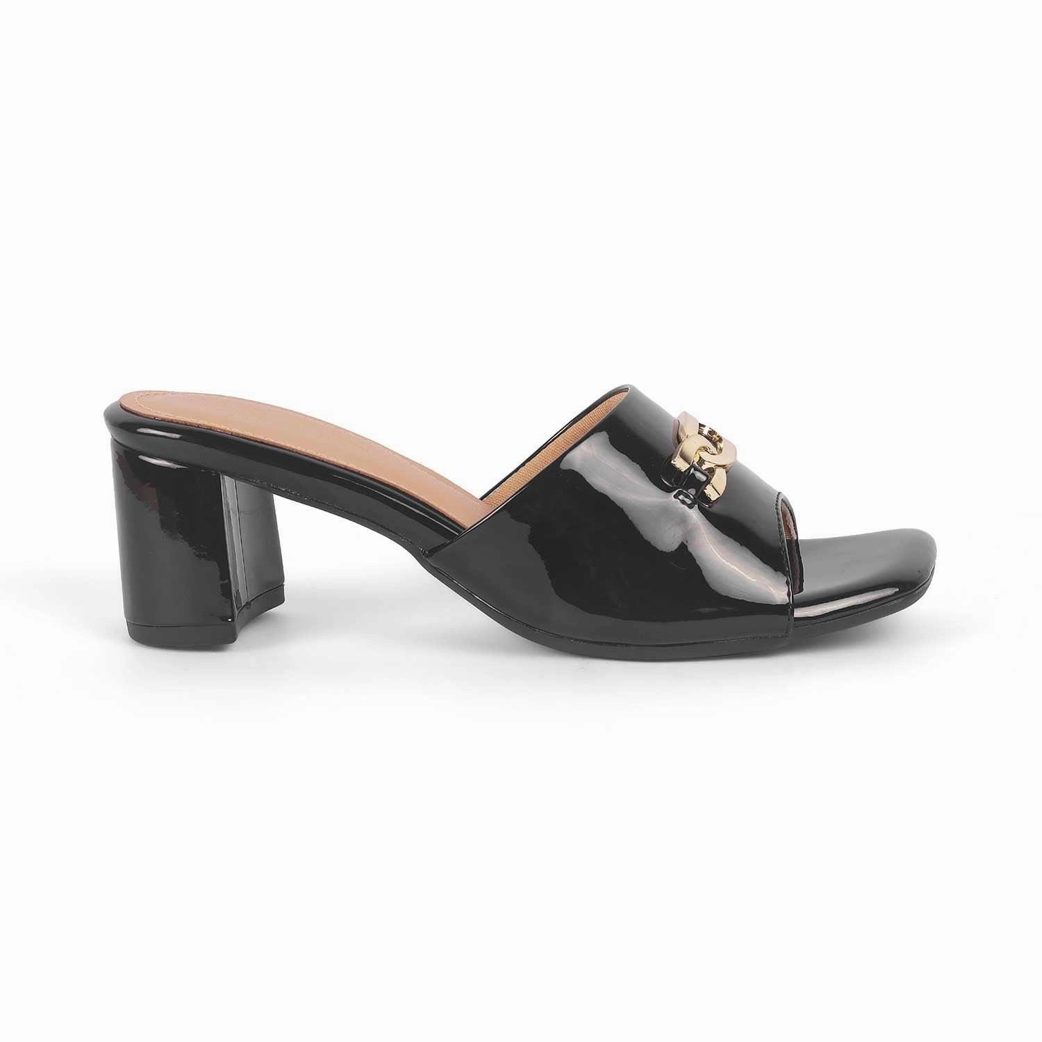 Tresmode Adare Black Women's Dress Block Heel Sandals Sandals Travel Agents