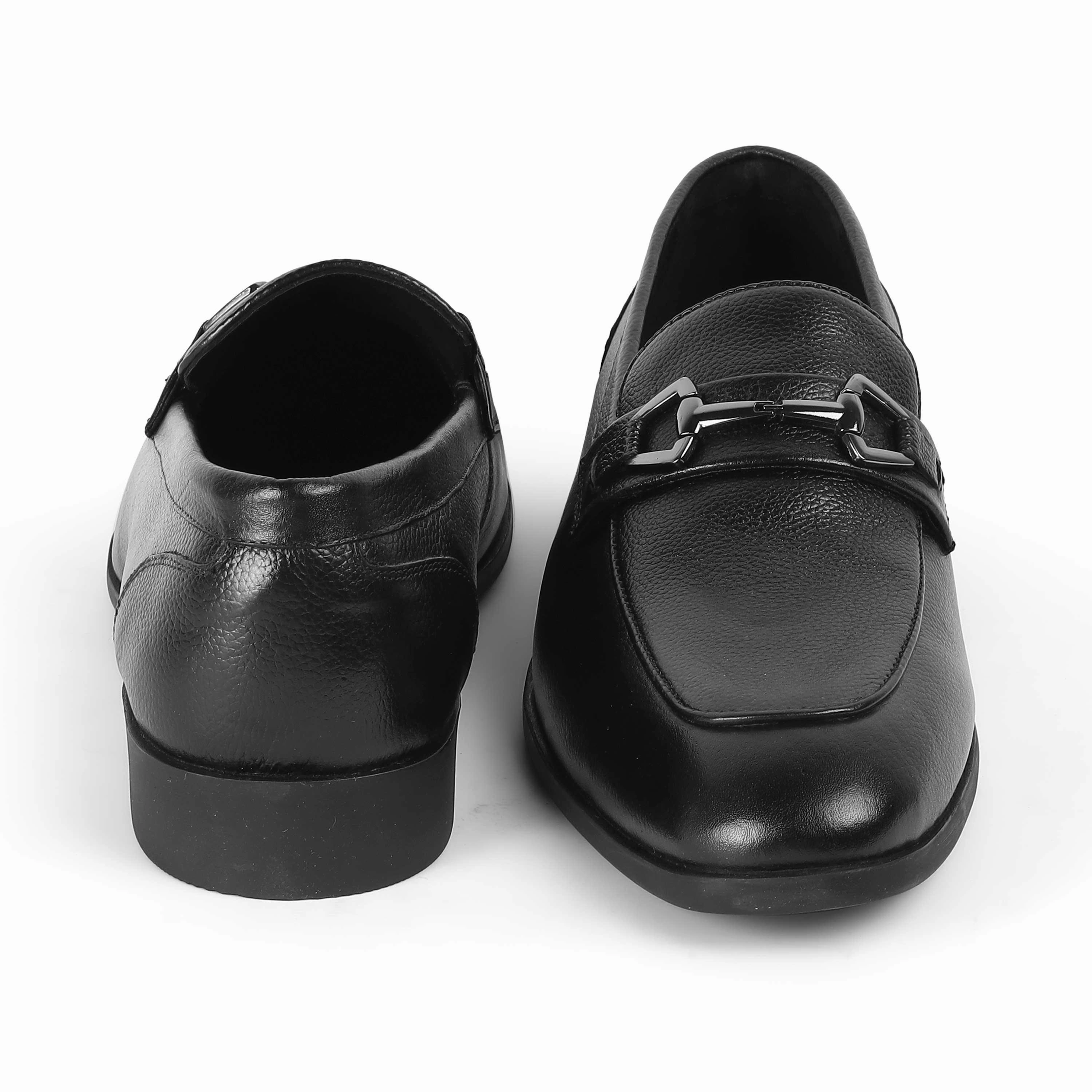 Haruta Loafers Near Me Tresmode Antli Black Men's Leather Loafers