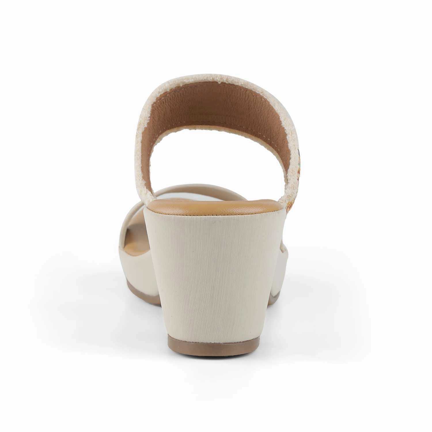 Tresmode Athn Beige Women's Dress Block Heel Sandals Sandals Caribbean Resort