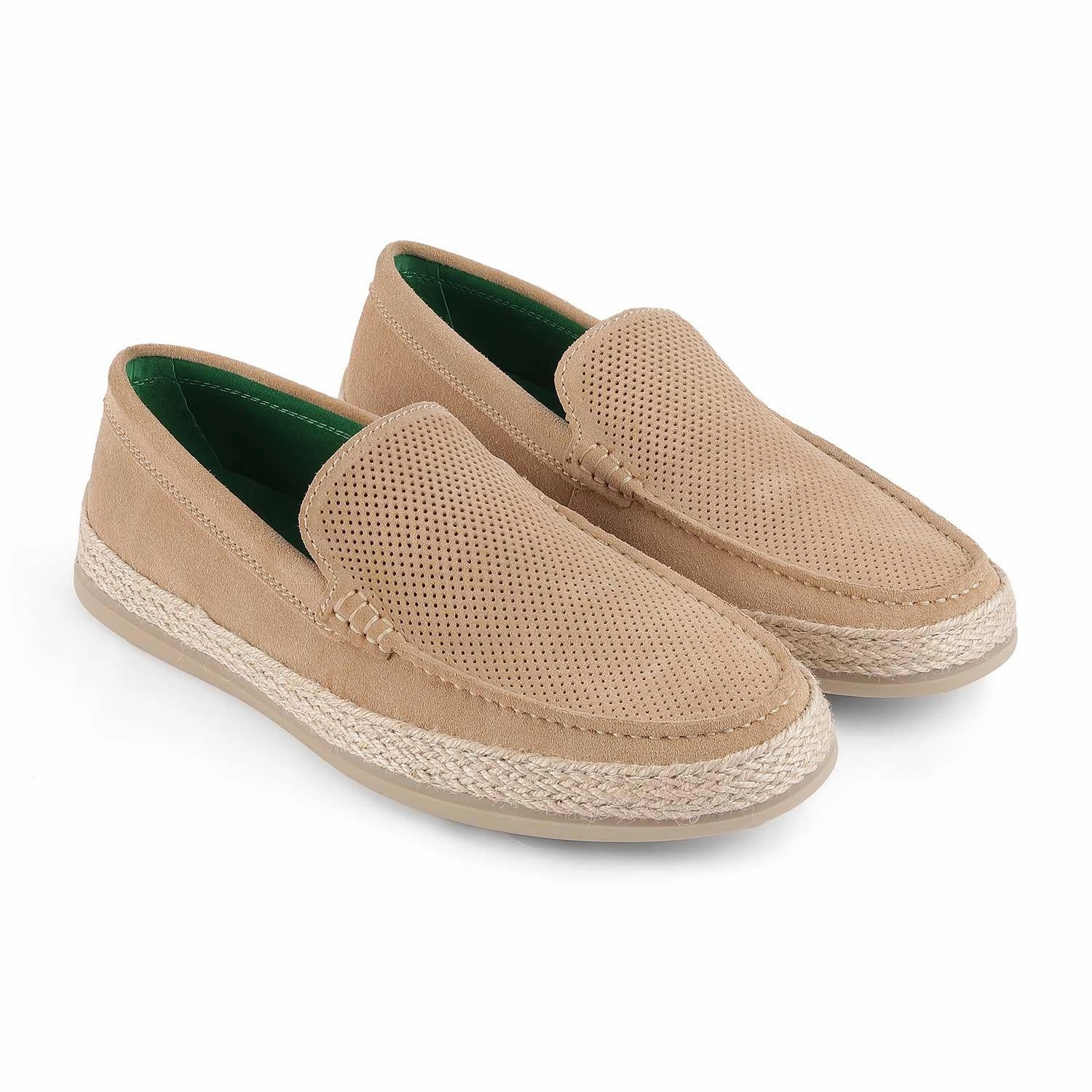 Loafers On Sale Tresmode Bath Beige Men's Suede Leather Loafers