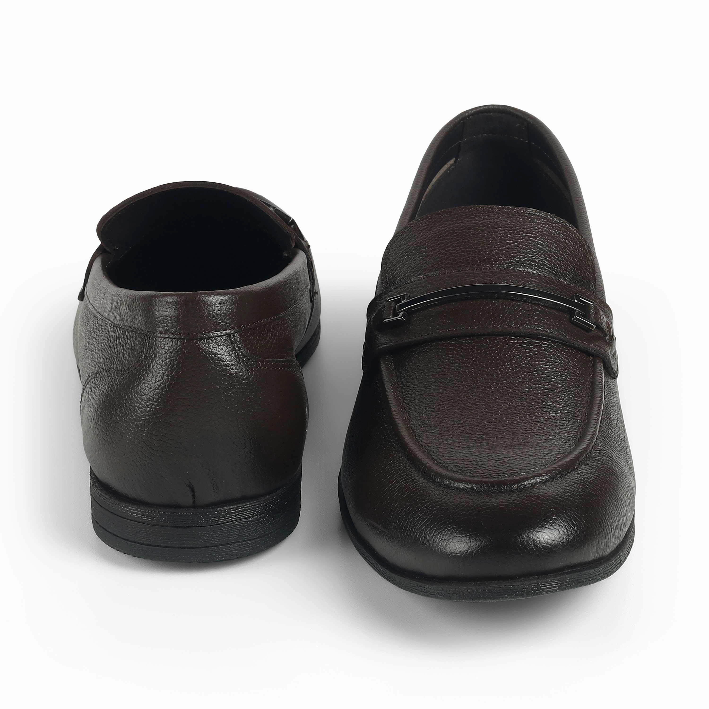 Tresmode Byron Brown Men's Leather Loafers Loafers With Lug Soles