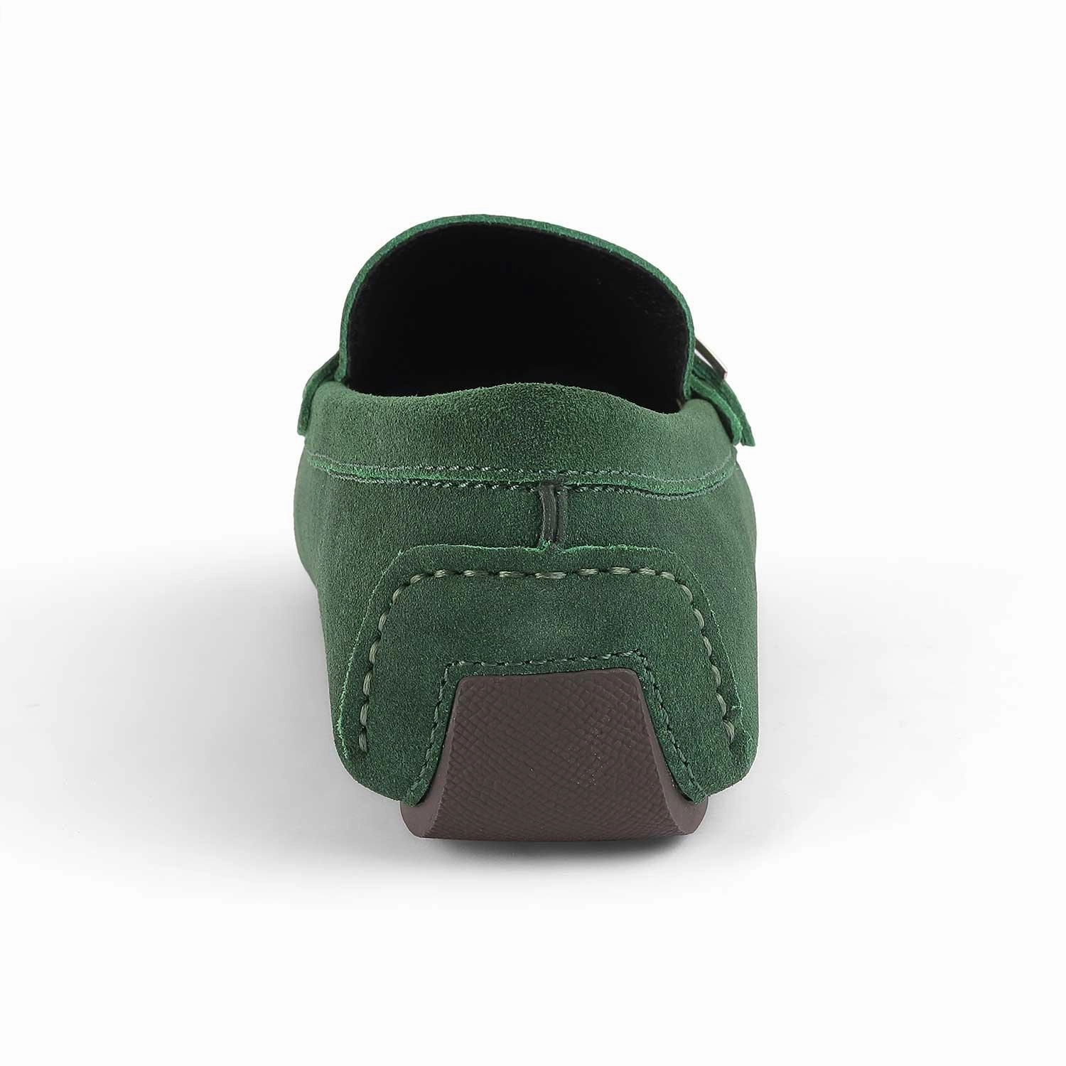 Jordaan Loafers Tresmode Campin Green Men's Leather Driving Loafers