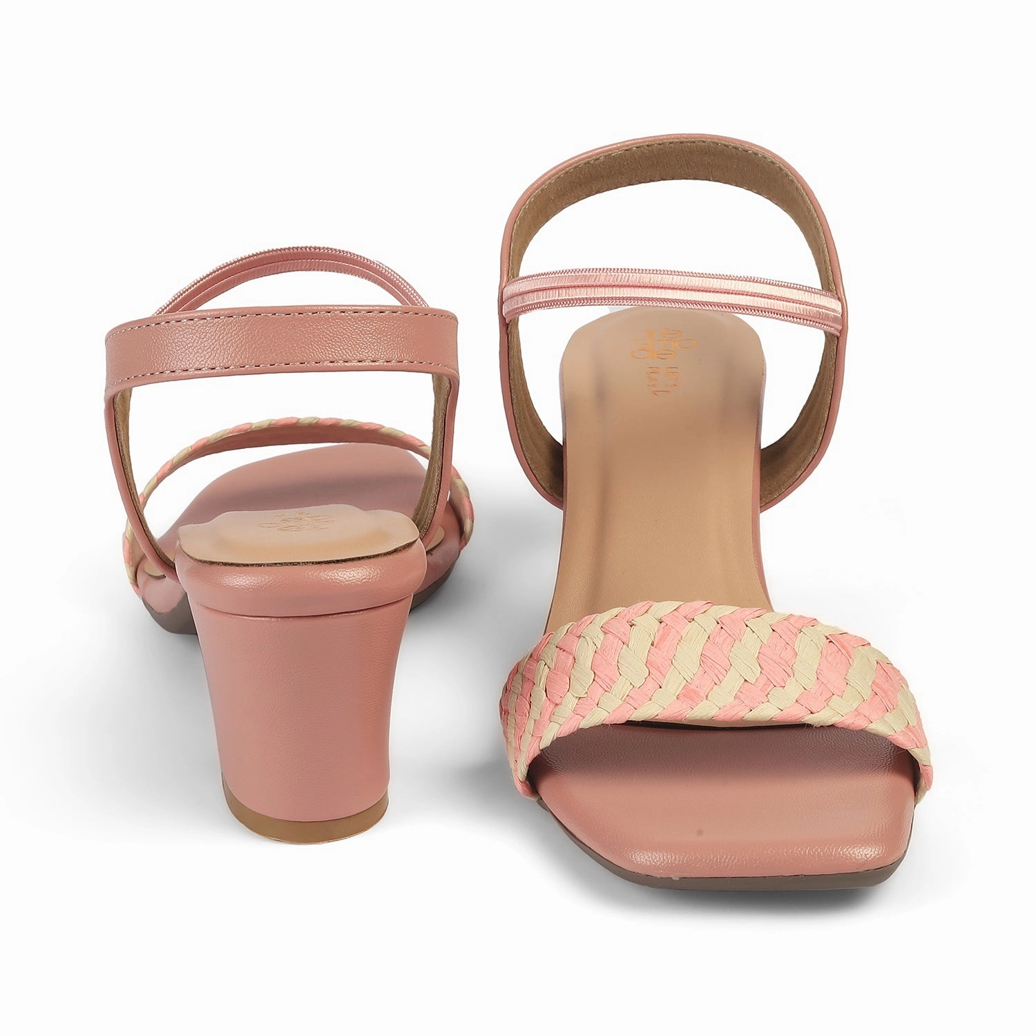 Tresmode Cescross Pink Women's Dress Block Heel Sandals Skechers Slip Ins Sandals