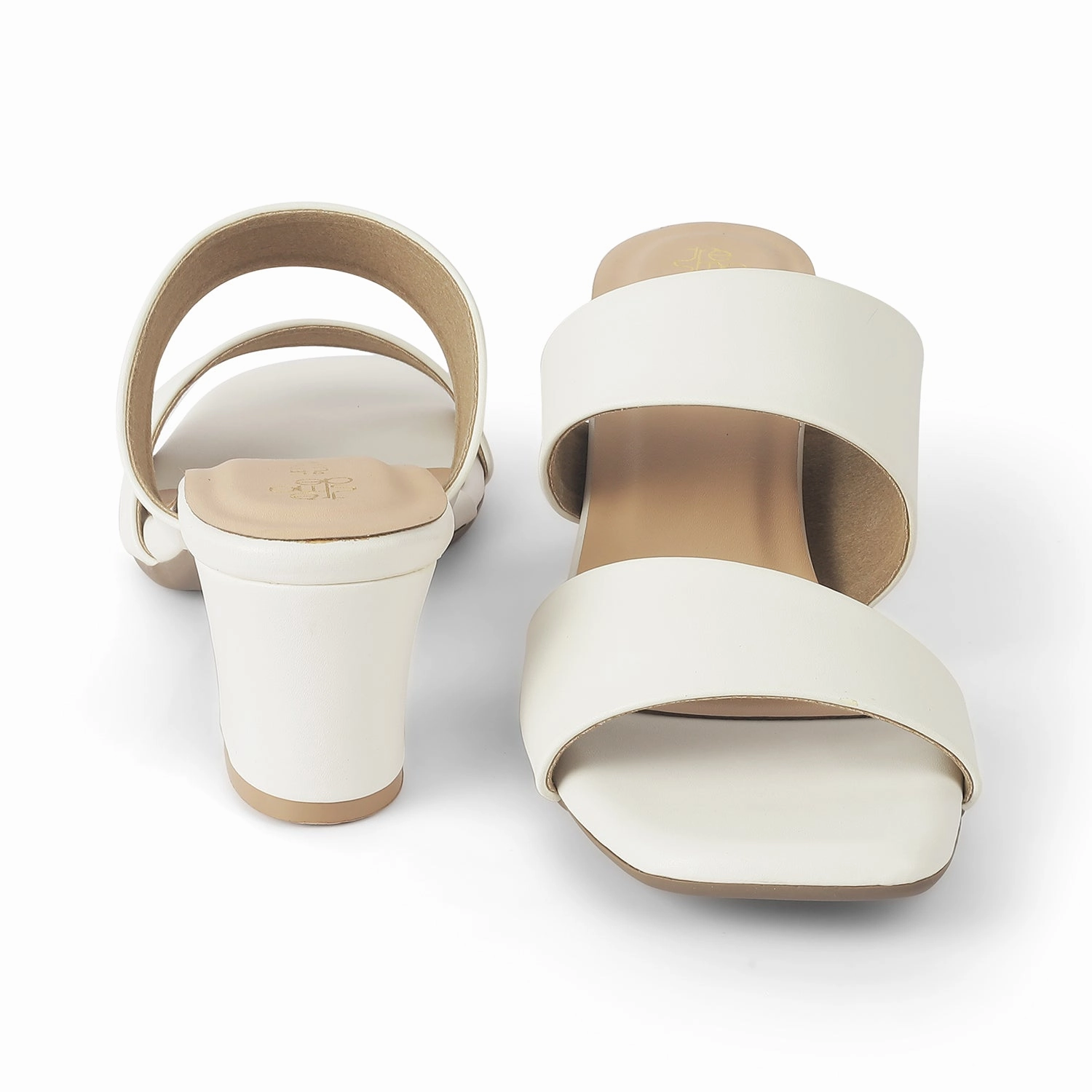 Tresmode Dejvice White Women's Casual Block Heel Sandals Sandals Mexico