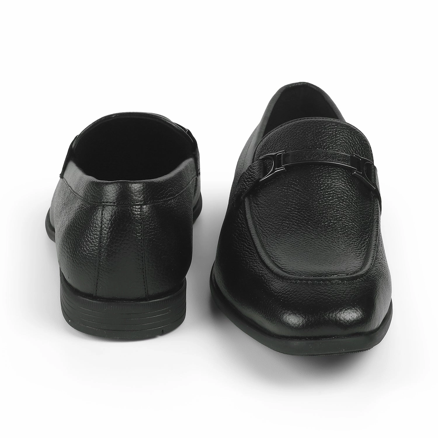 Tresmode Eva Black Men's Leather Loafers Loafers Wide Width