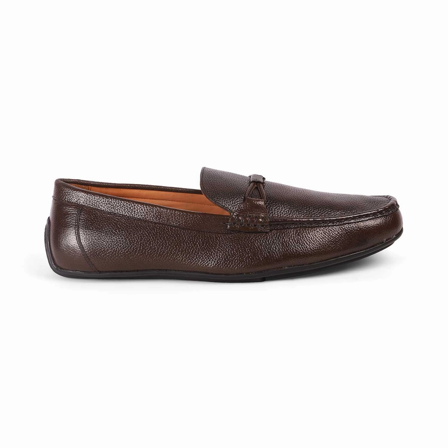 Prada Loafers Tresmode Event Brown Men's Leather Driving Loafers