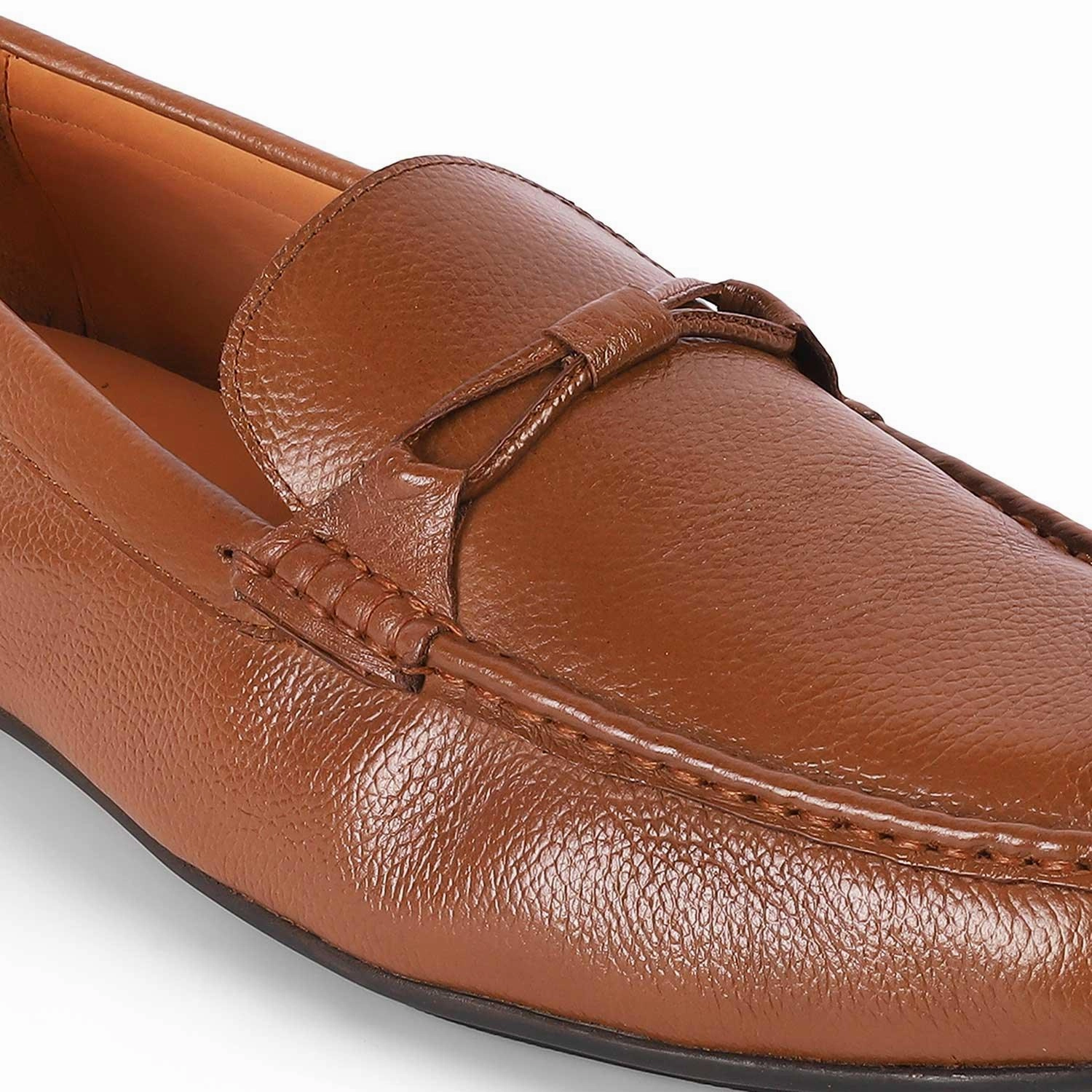 Pennies In Penny Loafers Tresmode Event Tan Men's Leather Driving Loafers