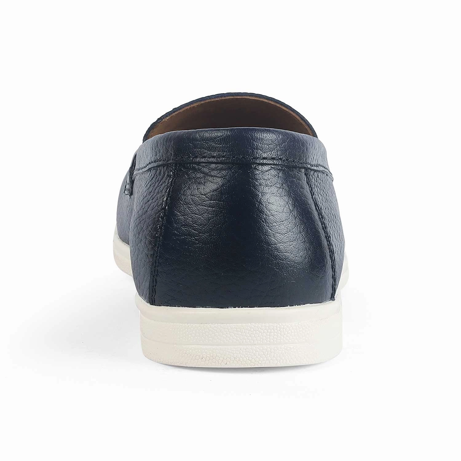 Washable Loafers Tresmode Federer Blue Men's Penny Leather Driving Loafers