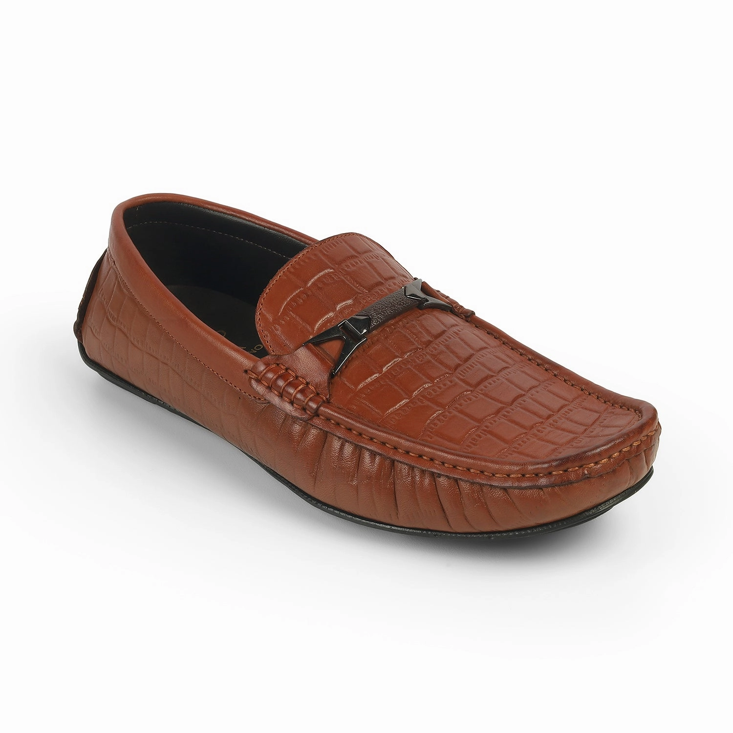Golf Loafers Tresmode Hummer Tan Men's Leather Driving Loafers