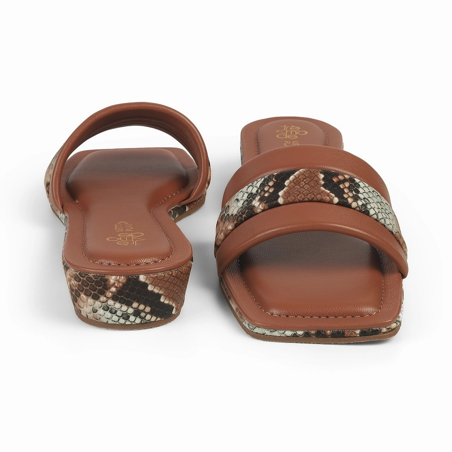 Tresmode Kelo Tan Women's Dress Small Wedge Sandals Sandals Hotel Jamaica