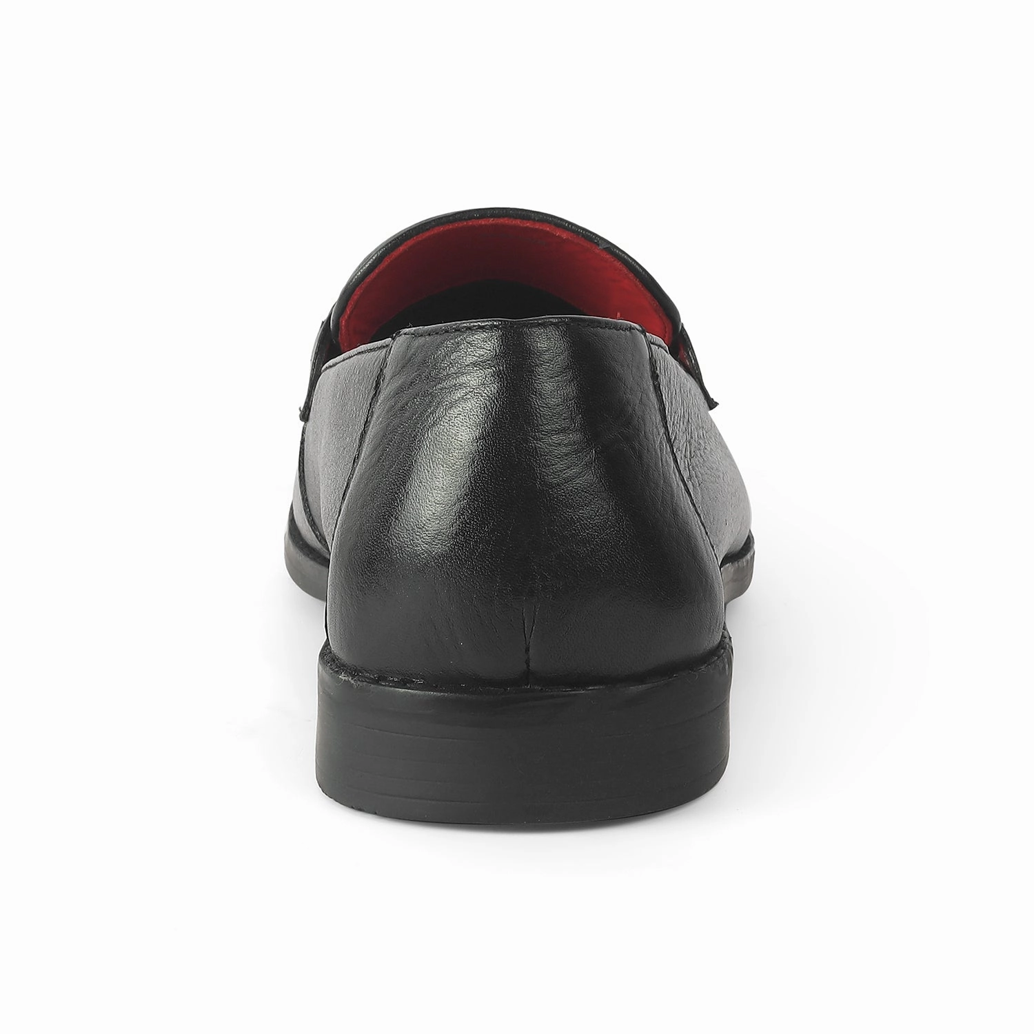 Tresmode Malwa Black Men's Leather Loafers Sparkly Loafers