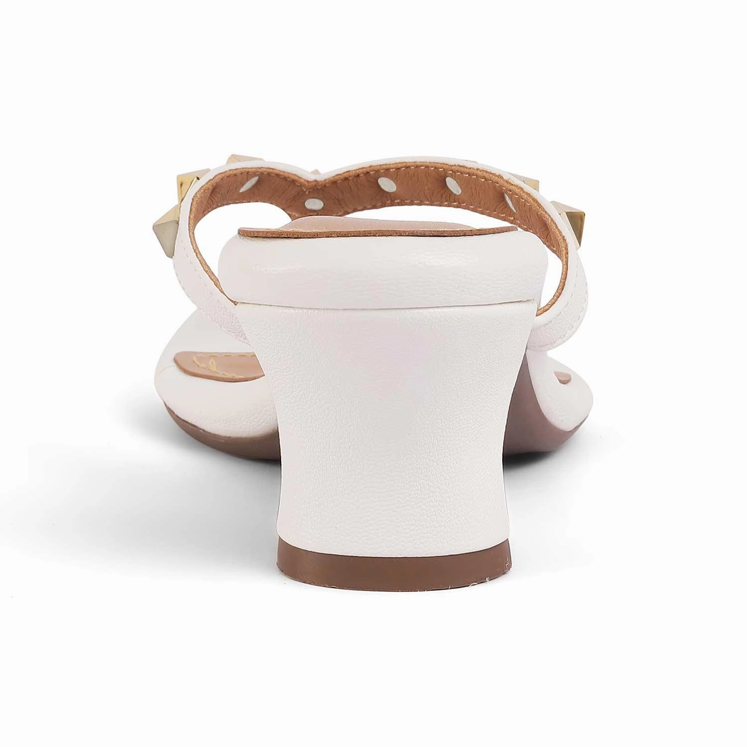 Beach Wedge Sandals Tresmode Pugstud White Women's Dress Heel Sandals