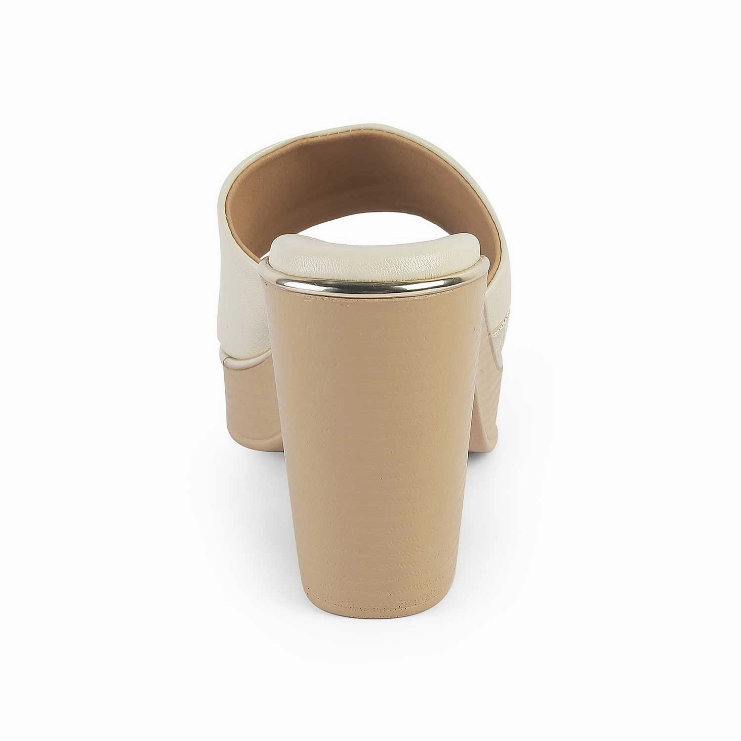 Tresmode Rosy Cream Women's Dress Block Heel Sandals Jelly Fisherman Sandals