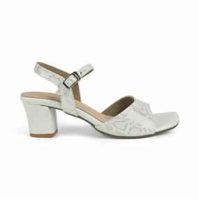 Sandals Fisherman Tresmode Sanrep TMS-5 Silver Block Heel Sandals For Women