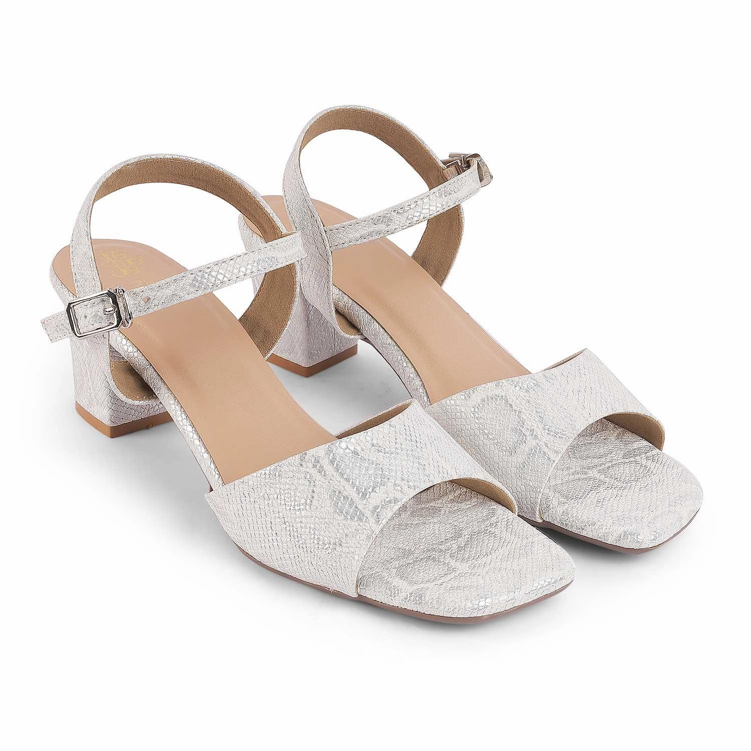 Sydney Sandals Tresmode Sanrep White Women's Dress Block Heel Sandals