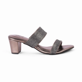 Sandals Vacation Cost Tresmode Sheen Pewter Women's Dress Block Heel Sandals