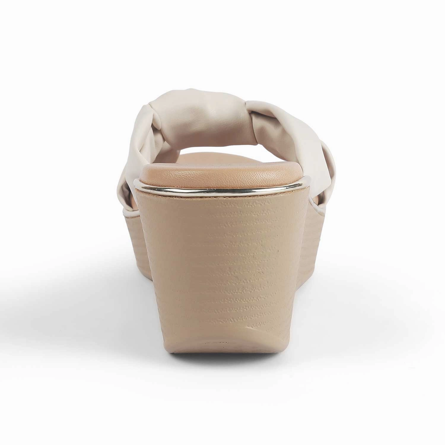 All Inclusive Resorts Tresmode Sof Cream Women's Dress Wedge Heel Sandals