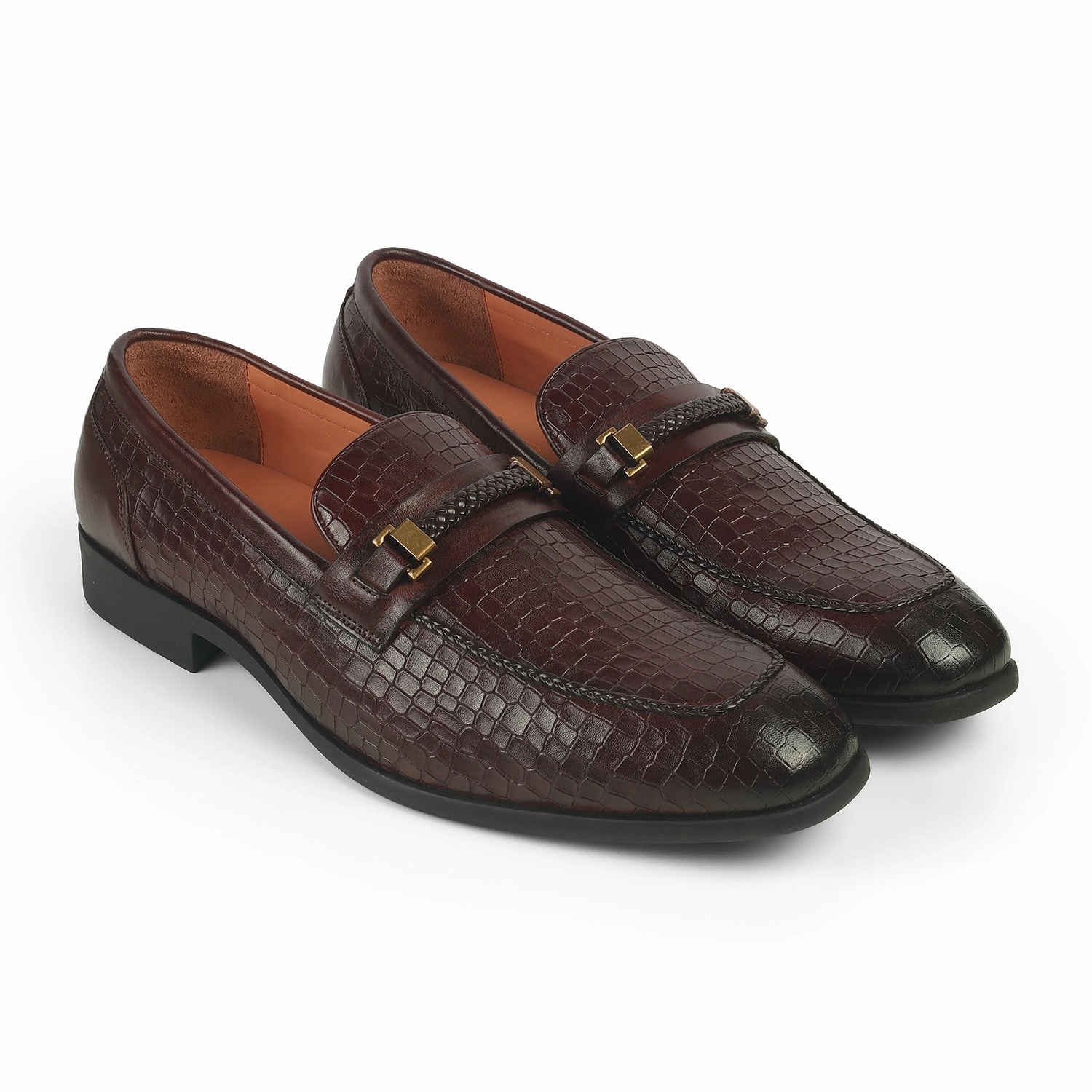 Best Bit Loafers Tresmode Sweb Brown Men's Leather Loafers